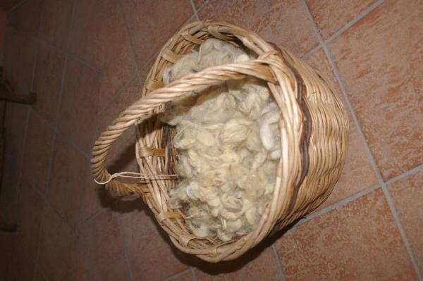 Cestino di vimini per