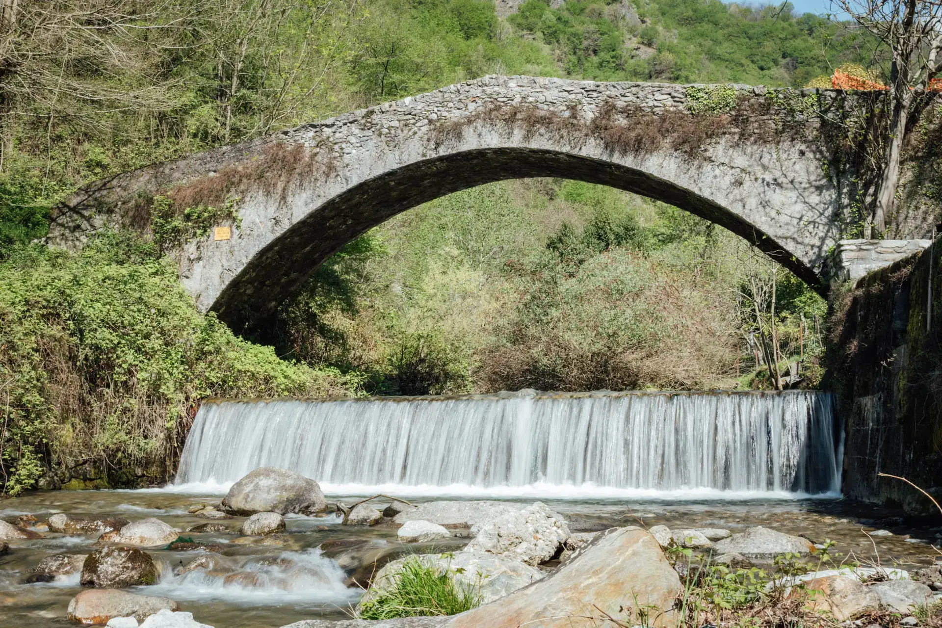 Ponte nei pressi del Mulino della Valle - Val Sanagra