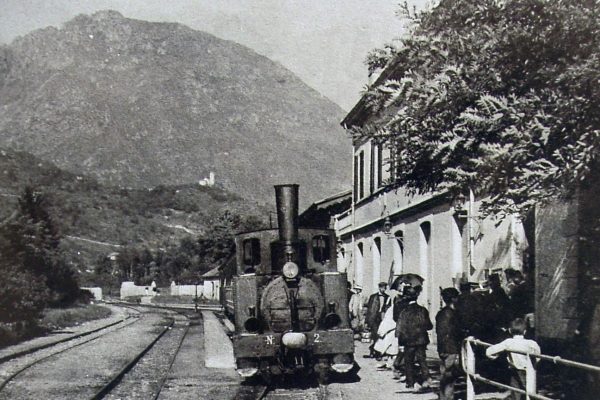 Porlezza. Ferrovia Menaggio - Porlezza.