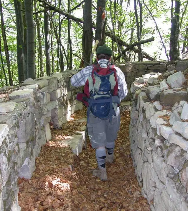 Tratto della Linea Cadorna in Val Sanagra